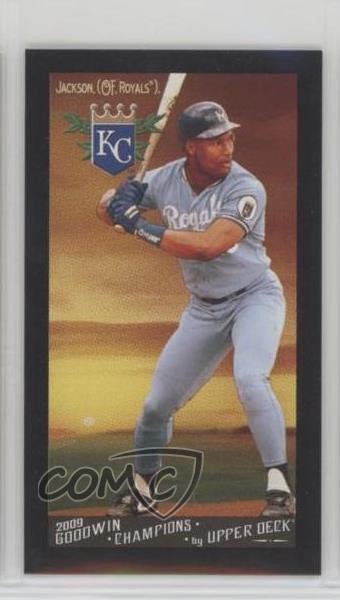 2009 Goodwin Champions Mini Black Border Gypsy Queen Back Bo Jackson #18 r9d