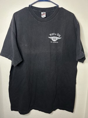 Vintage Triple A Fire & Ice Route 66 5th Annual Motorcycle Rally T Shirt Size XL