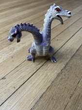 Imperial 2 Headed Dragon Daggers Fantasy Creature 1983 Vintage Purple