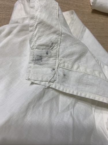 Antique White Cotton Petticoat Skirt Embroidered - Picture 7 of 15