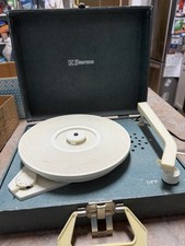 Vintage Emerson Portable Suitcase Record Player 3 speeds tested working