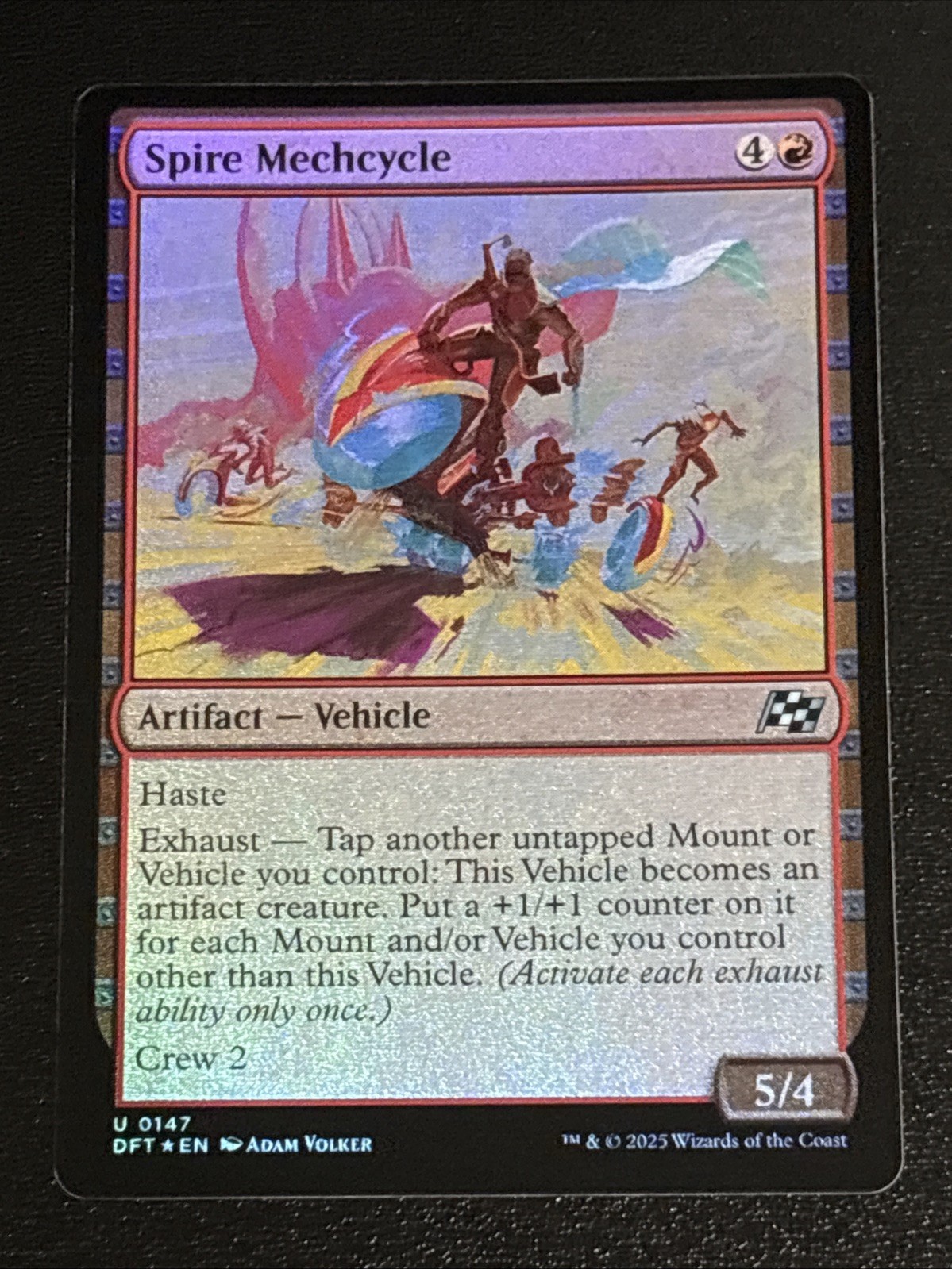 MTG Aetherdrift Spire Mechcycle Foil 0147 NM