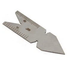 Utoolmart Center Gage 60 Degree Thread Cutting Angle Gage Stainless Steel Measur