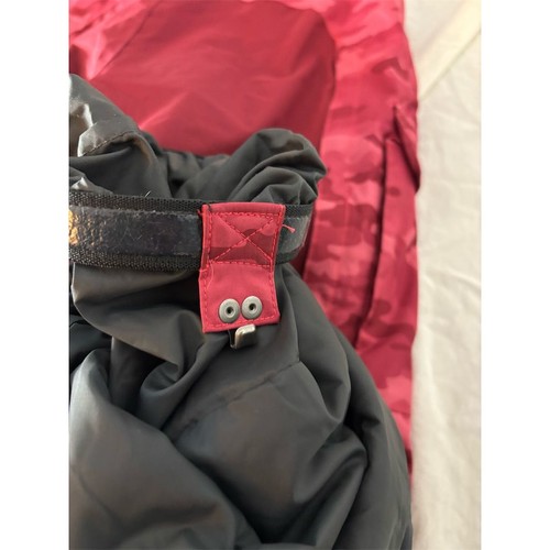 Helly Hansen Kids Snow Bib Red Camo Size 10 Waterproof Ski Pants - Picture 7 of 8