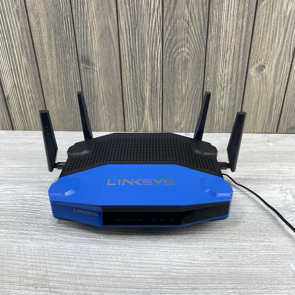 Linksys WRT1900AC V2 1300 Mbps 4 Port Dual-Band Wi-Fi Router Tested Works - Image 4 of 4