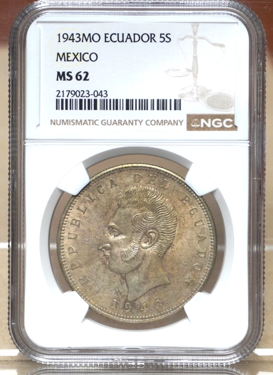 Silver 1943 Year Ecuadorian Coins for sale | eBay