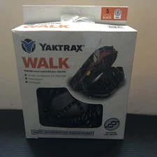 Yaktrax Walk S Winter Traction Cleats for Snow Ice Black Size S - NEW!