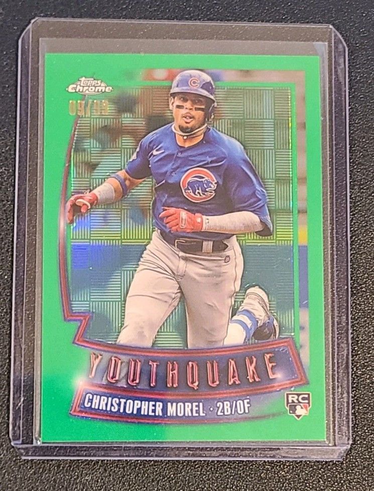 2023 Topps Chrome Youthquake Green Refractor /99 Christopher Morel Rookie RC