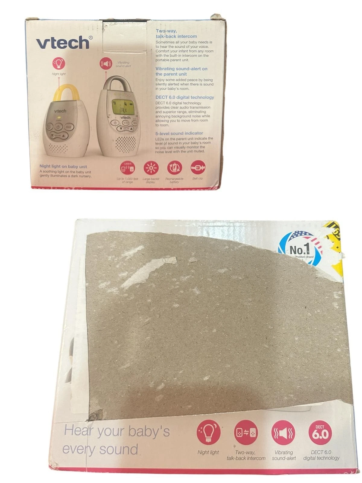 VTech Communications DM221 Audio Baby Monitor with up to 1,000 ft of Range,