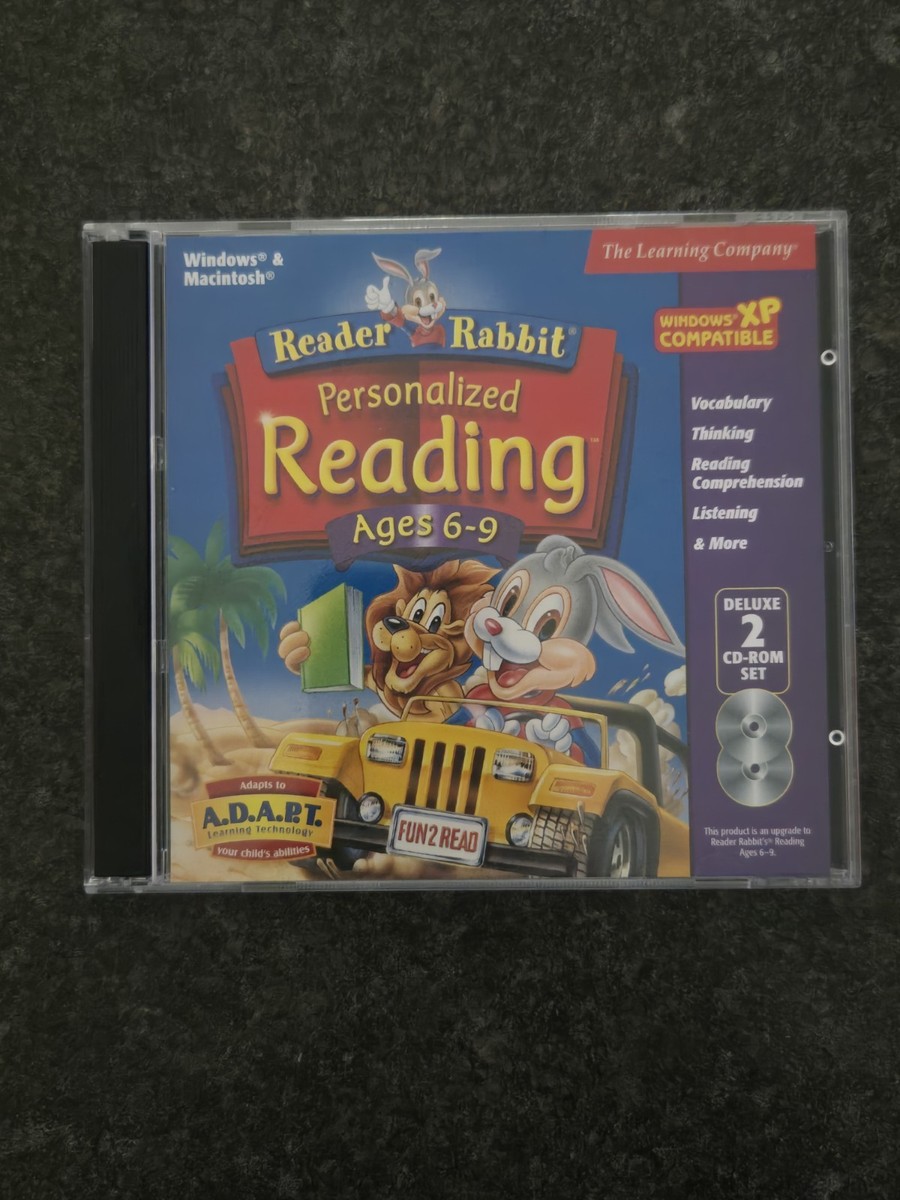 Reader Rabbit - Reading Ages 6-9 - 1998 - JC PC CD-ROM - Vg
