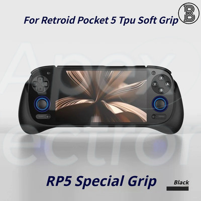 Retroid Pocket 5 Official TPU Grip Case Protective Shell with Game Control Stand