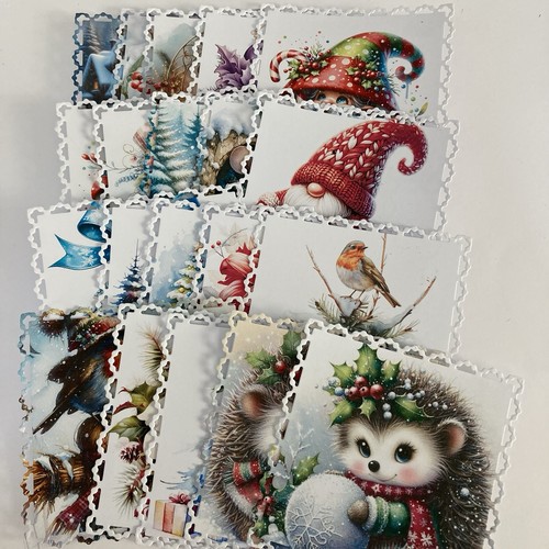 Craft Room Clear Out 20 single Layer Die Cut Toppers approx 8.5cms across (A50)