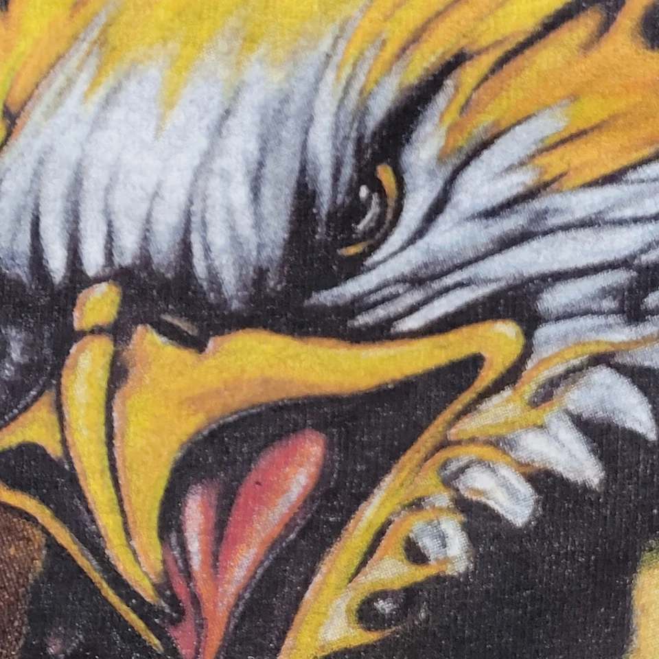 Camisa vintage 1998 Planet Hollywood XL 23x26 Eagle Orlando Fire Flame Foto 3 de 4