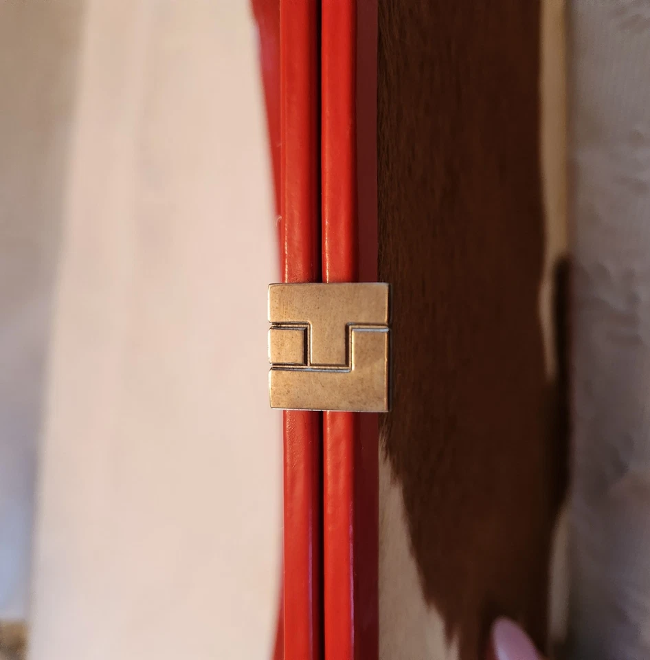 Rare Authentic Vintage Lambertson Truex Ponyhair Leather Bag - Image 4 of 4