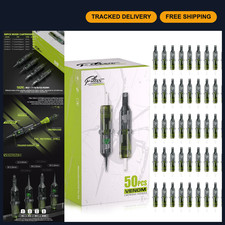 Assorted Tattoo Cartridge Needles 50Pcs 12 Curved/Round Magnum 7RM 9RM 11RM 13R