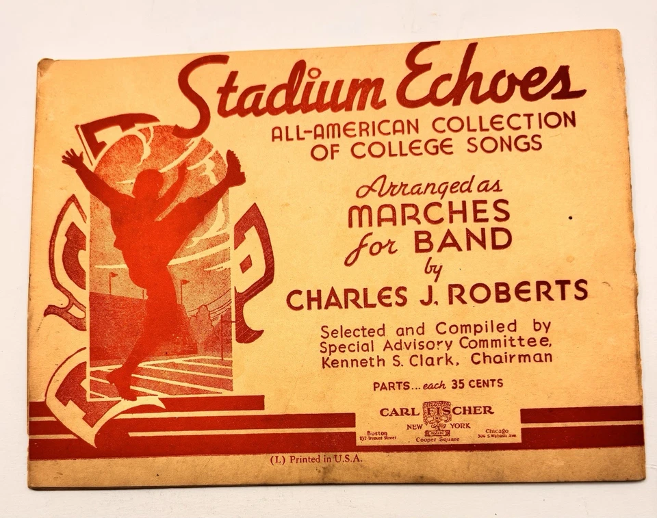 VTG Sheet Music Songbook Henry Fillmore Famous Fillmore Marches 1st B Cornet VGC - Image 2 of 4