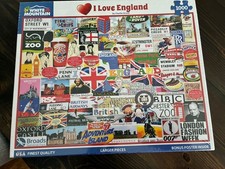 I Love England White Mountain 1000 piece jigsaw puzzle 30x24 Inch NEW/SEALED