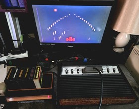 Vintage Game Brain Six Cartridge Select-A-Game RGA-1360 for Atari 2600 - TESTED