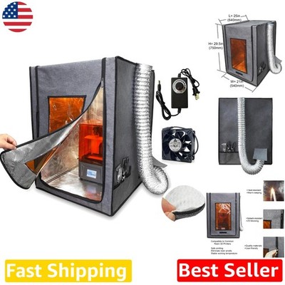 Elite 3D Printer Cover: Stainless Frame, UV Protection, Air Filter