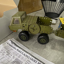 Meccano Army Multi Kit Vintage Construction Set Truck & Trailer