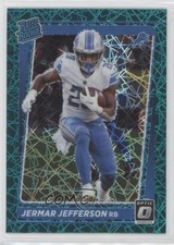 2021 Donruss Optic Rated Rookie Green Velocity Prizm Jermar Jefferson #296 18n9