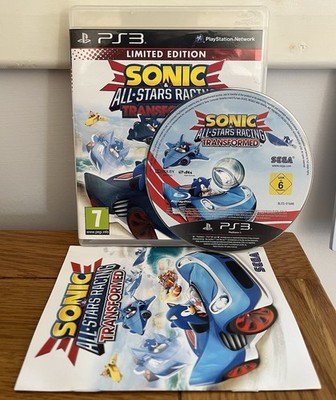 SONIC & ALL*STARS RACING TRANSFORMED LTD EDITION FÜR SONY PS3 KOMPLETT SEHR GUTER ZUSTAND