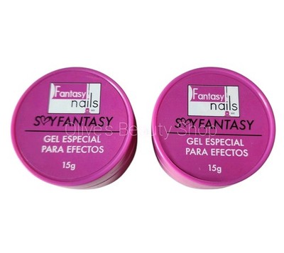 2 Pk Fantasy Nails Gel Especial Efectos 15g 