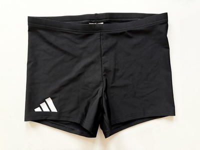 Adidas Solid Swim Shorts Mens Trunks Swim Shorts Swim Shorts Black White IA7091 M 6