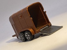 Corgi🔥Juniors 1970 RICE BEAUFORT Single HORSE BOX trailer 1:64