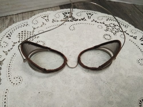 Vintage montatura filo occhiali di sicurezza occhiali stile moto, (COLLEZIONISTA/PROP) - Foto 7 di 9