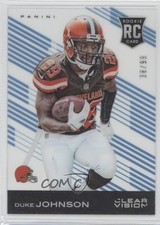2015 Panini Clear Vision Rookie Blue 38/99 Duke Johnson (Running with Ball) 0f8