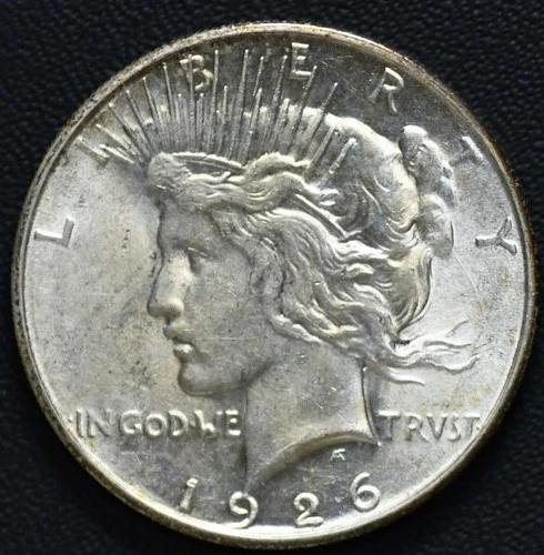1926-S Peace Dollar UNC