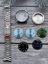 DIY SET for 40MM 3255 watch case dial hands 904L Stainless Steel Strap