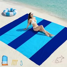 Beach Blanket Oversized Extra Large 78" X 81",Waterproof Sandproof Beach Blanket