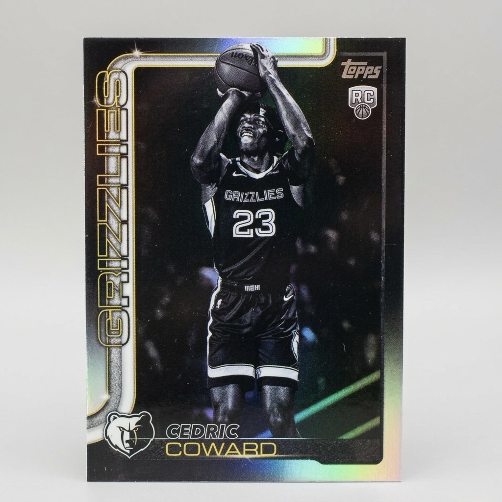 2025-26 Topps - Cedric Coward #211 Blackout (RC)