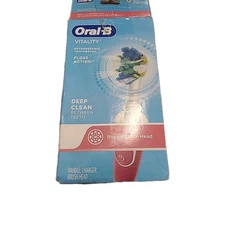 Oral-B Vitality Floss Action Rechargeable Battery Electric Toothbrush Pink
