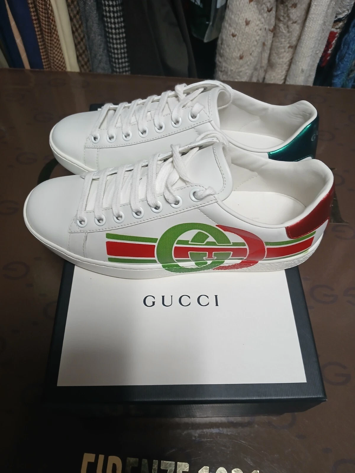 Baskets GUCCI Ace GG Logo 429445   Taille 5,5