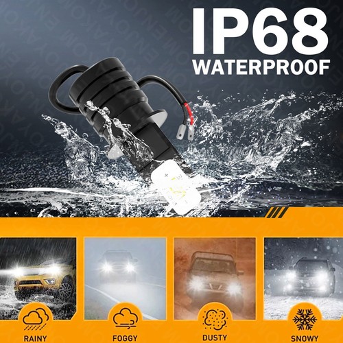 For Nissan Maxima 2002-2003 6Pcs LED Headlight Bulb High Low Beam+Fog Light Kits - Picture 4 of 11