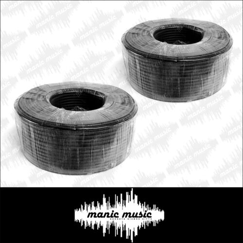 Mic Cable Roll Per 3 meter or 100m Wire Lead 2 Core Double Shielded Microphone - Picture 2 of 5