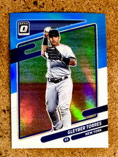 2021 Donruss Optic Baseball Carolina Blue & White Gleyber Torres #118 Yankees