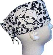 Nightmare Before Christmas Face Scrub Hat Chemo Cap