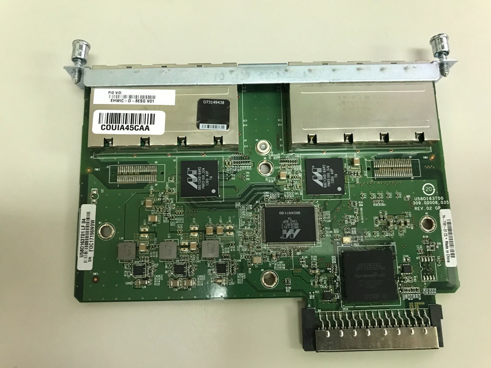 Cisco EHWIC-D8ESG 8Port Gigabit EtherSwitch | eBay