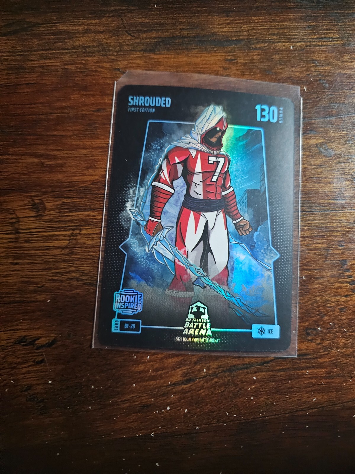 2024 Bo Jackson Battle Arena CJ Stroud RC SHROUDED SP #BF-29 Ice Battlefoil