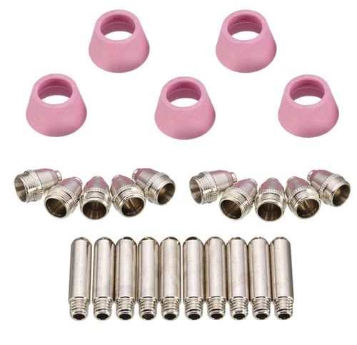 25pcs 2020 AG-60 SG-55 Taglierina al plasma Torcia Consumabili Punte Elettrodo Tazza Scudo - Foto 1 di 9