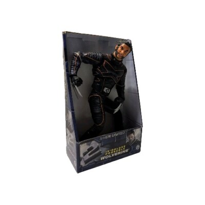 Originalverpackte Marvel X-Men X2 United Wolverine bewegliche Actionfigur 13'' Deluxe Toy Biz