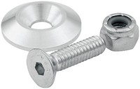 Senkkopfschrauben 1/4In Mit 1.25In Unterlegscheibe 10Er-Pack