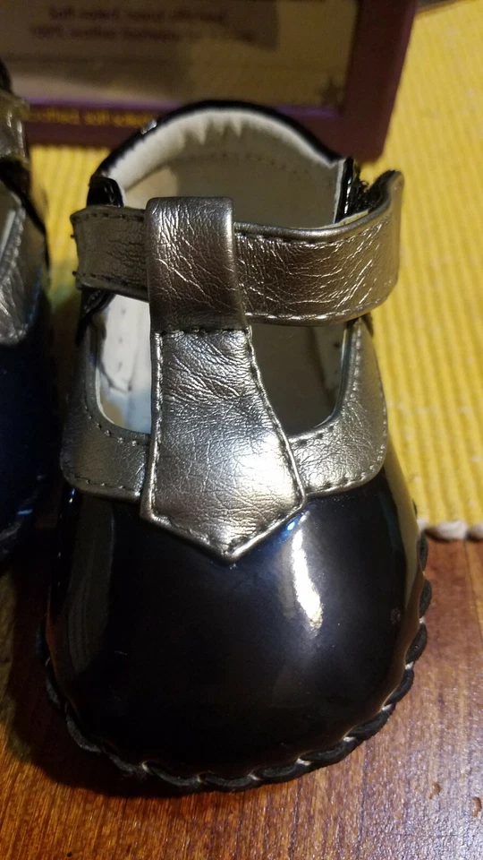 Детские кроватки Pediped Originals Victoria черные/серебристые размер (0-6 месяцев) НОВЫЕ - Изображение 3 из 4