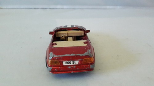 Mercedes Benz 500 SL - 9035 - Red - Welly - Picture 4 of 7
