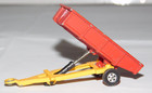 Corgi Juniors #8 Tipping Farm Trailer in Original Package Orange / Blue NIP