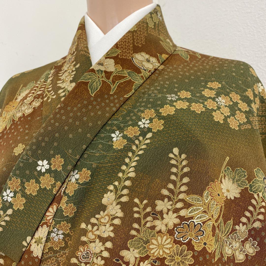 JAPANESE KIMONO FINE PATTERN 168.5cm 5 ft 6 in POLYESTER JAPANESE KIMONO FINE PATTERN 168.5cm 5 ft 6 in POLYESTER